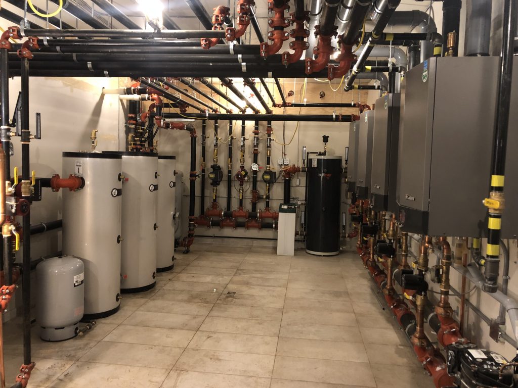 Mechanical Room - Leader Plumbing and Heating Inc